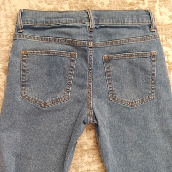 Gap Denim Adjustable Waist Straight Jeans 16 Slim Blue - Picture 11 of 16